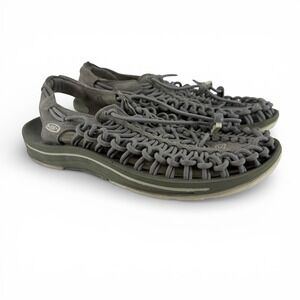 KEEN Uneek Grey Braided Paracord Outdoor Sandals Women's Size 6